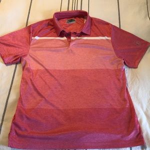 Men’s Large Salmon Color Golf Polo Shirt